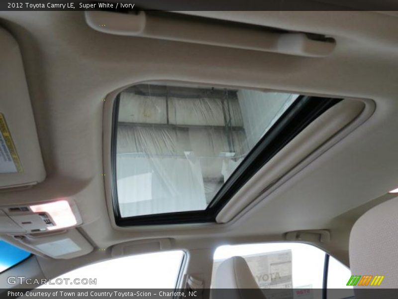 Super White / Ivory 2012 Toyota Camry LE