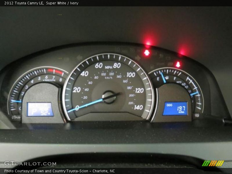 Super White / Ivory 2012 Toyota Camry LE