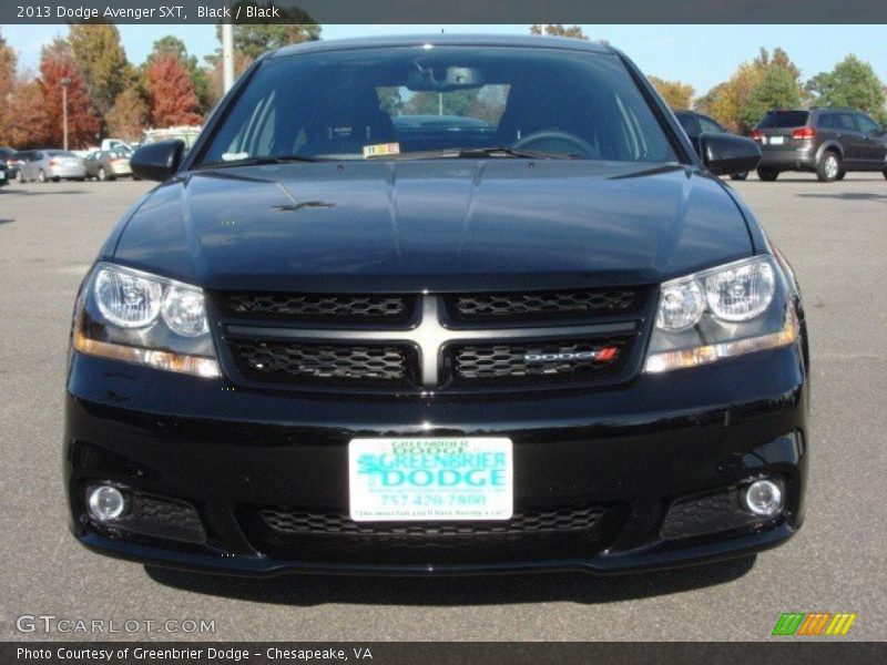 Black / Black 2013 Dodge Avenger SXT