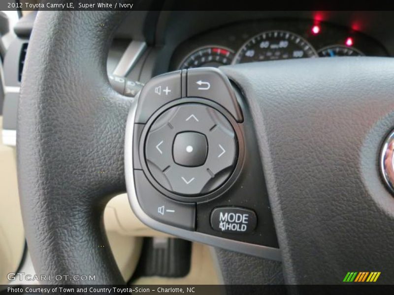 Super White / Ivory 2012 Toyota Camry LE