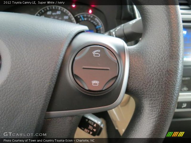 Super White / Ivory 2012 Toyota Camry LE