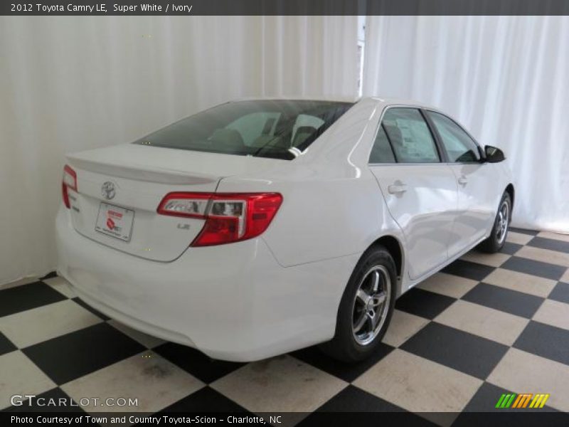 Super White / Ivory 2012 Toyota Camry LE