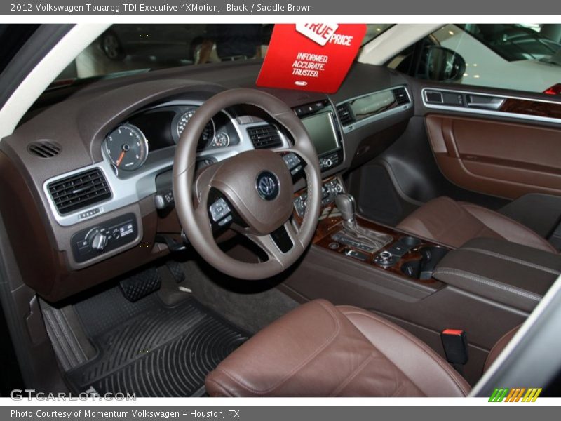 Black / Saddle Brown 2012 Volkswagen Touareg TDI Executive 4XMotion