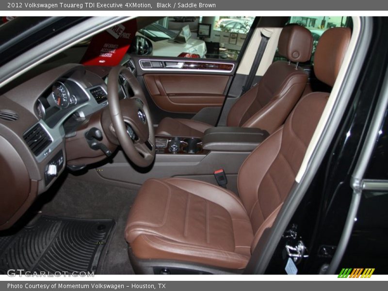 Black / Saddle Brown 2012 Volkswagen Touareg TDI Executive 4XMotion