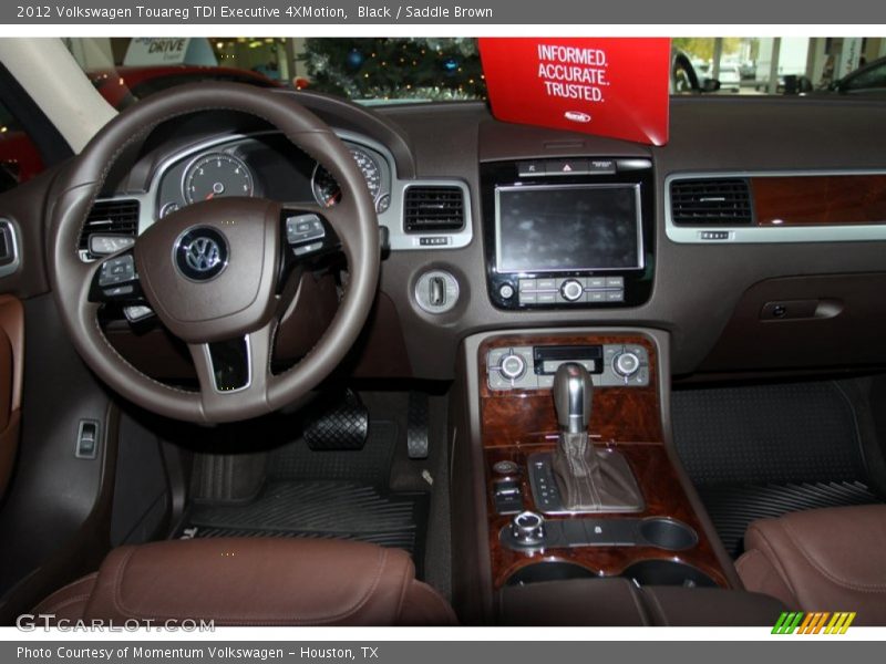 Black / Saddle Brown 2012 Volkswagen Touareg TDI Executive 4XMotion