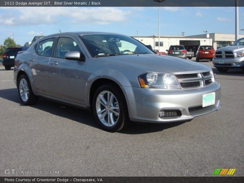 Billet Silver Metallic / Black 2013 Dodge Avenger SXT