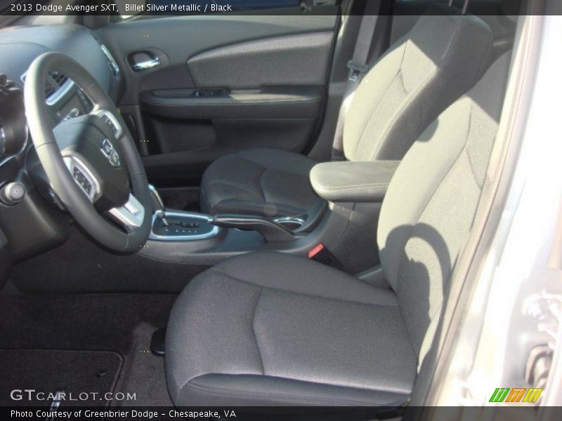 Front Seat of 2013 Avenger SXT