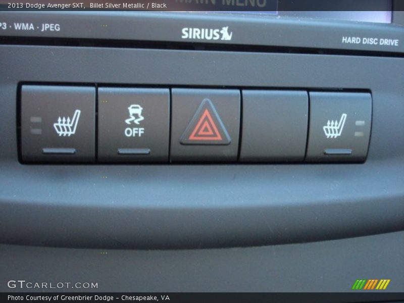 Billet Silver Metallic / Black 2013 Dodge Avenger SXT