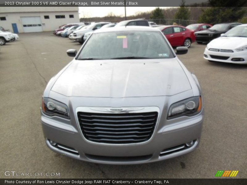 Billet Silver Metallic / Black 2013 Chrysler 300 S V6 AWD Glacier Package