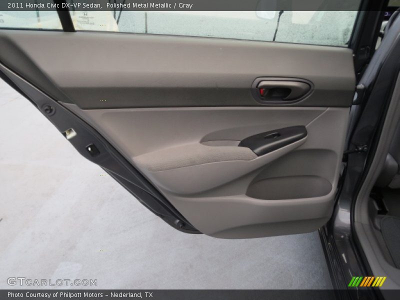 Polished Metal Metallic / Gray 2011 Honda Civic DX-VP Sedan