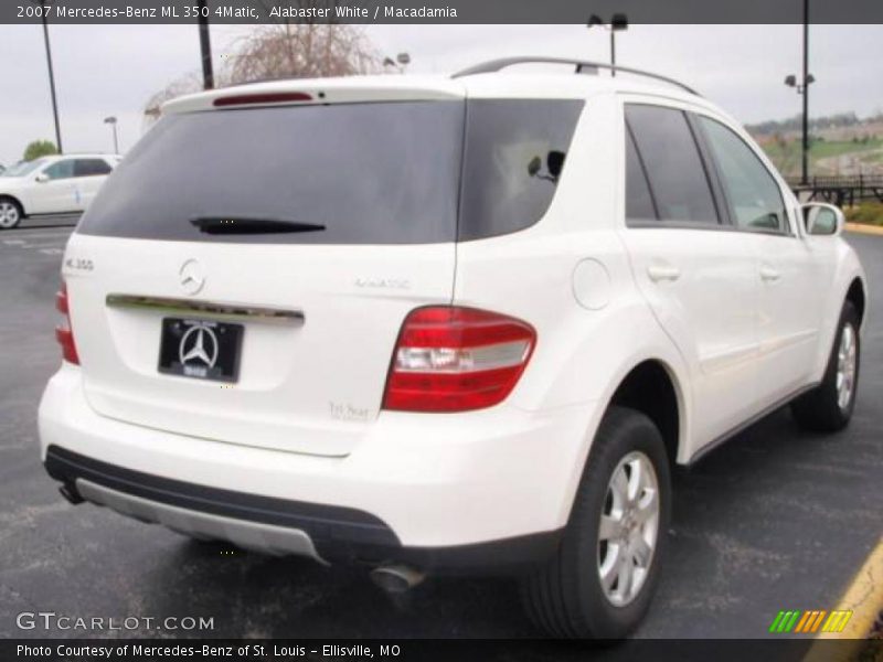 Alabaster White / Macadamia 2007 Mercedes-Benz ML 350 4Matic