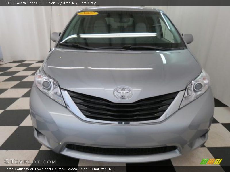 Silver Sky Metallic / Light Gray 2012 Toyota Sienna LE