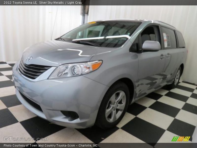 Silver Sky Metallic / Light Gray 2012 Toyota Sienna LE