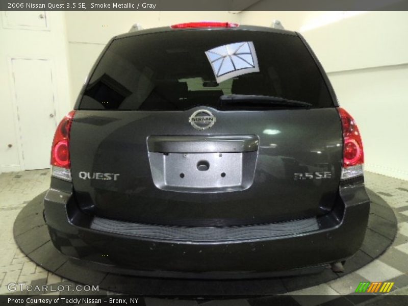 Smoke Metallic / Gray 2006 Nissan Quest 3.5 SE