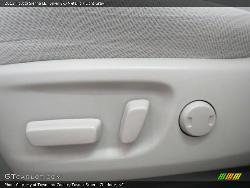 Silver Sky Metallic / Light Gray 2012 Toyota Sienna LE