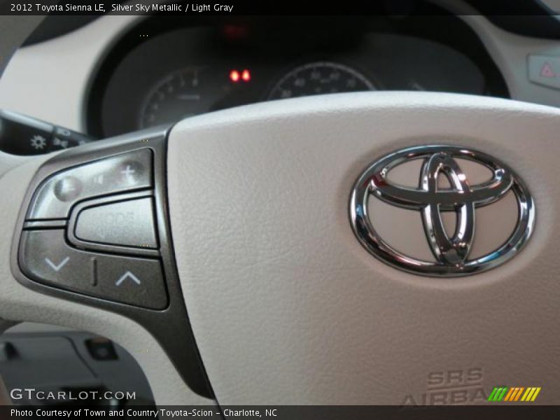 Silver Sky Metallic / Light Gray 2012 Toyota Sienna LE