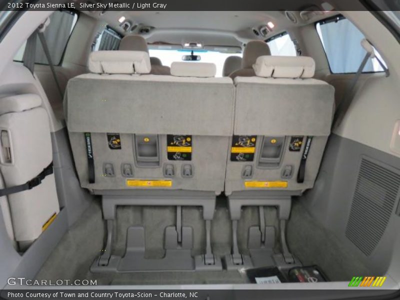 Silver Sky Metallic / Light Gray 2012 Toyota Sienna LE