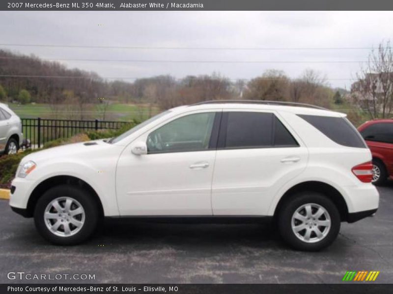 Alabaster White / Macadamia 2007 Mercedes-Benz ML 350 4Matic