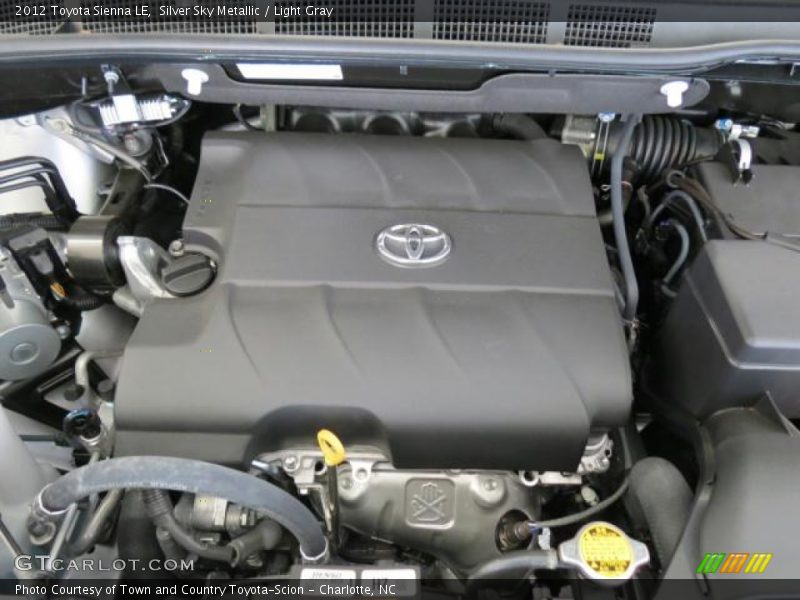 Silver Sky Metallic / Light Gray 2012 Toyota Sienna LE
