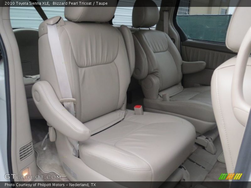 Blizzard Pearl Tricoat / Taupe 2010 Toyota Sienna XLE