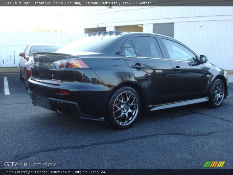 Phantom Black Pearl / Black Full Leather 2010 Mitsubishi Lancer Evolution MR Touring