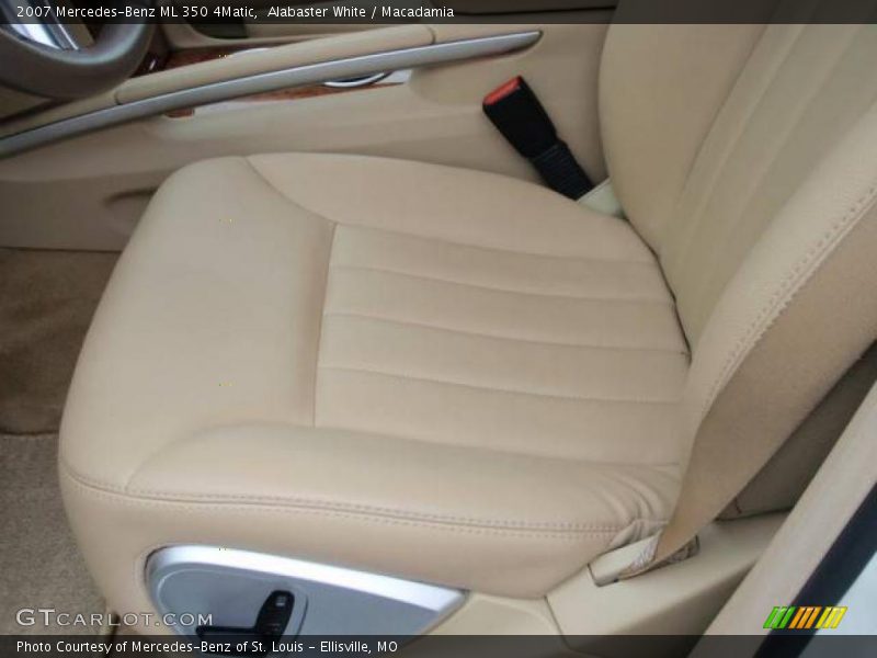 Alabaster White / Macadamia 2007 Mercedes-Benz ML 350 4Matic