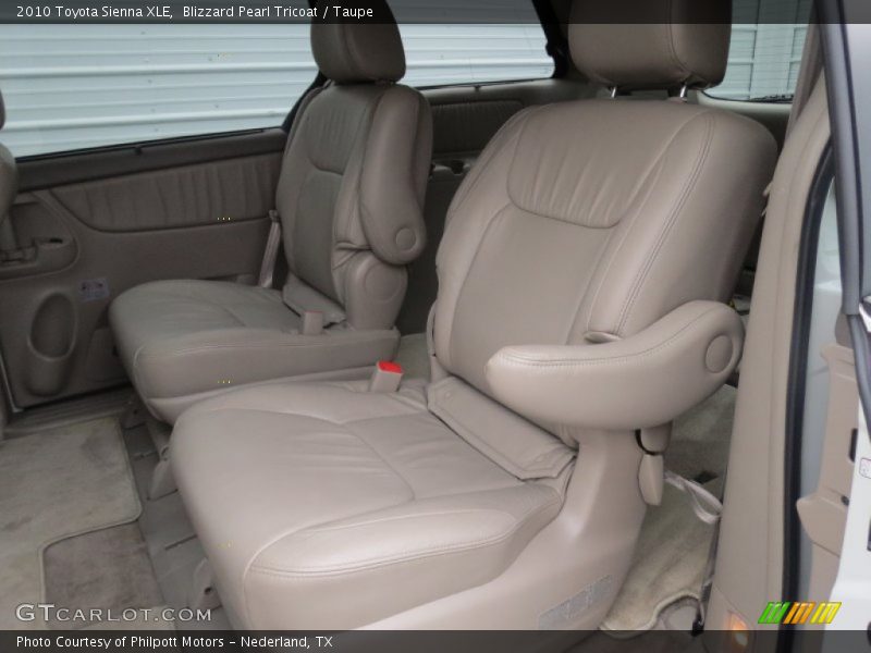 Blizzard Pearl Tricoat / Taupe 2010 Toyota Sienna XLE