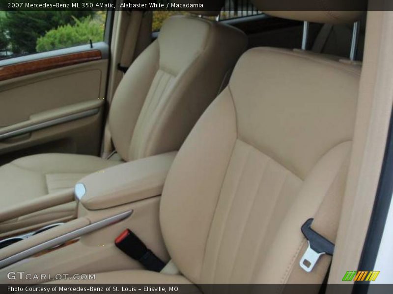 Alabaster White / Macadamia 2007 Mercedes-Benz ML 350 4Matic