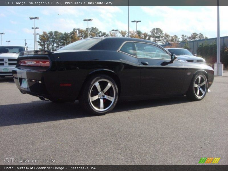 Pitch Black / Dark Slate Gray 2013 Dodge Challenger SRT8 392