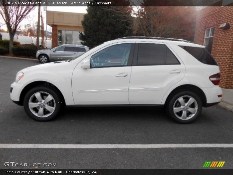 Arctic White / Cashmere 2009 Mercedes-Benz ML 350 4Matic
