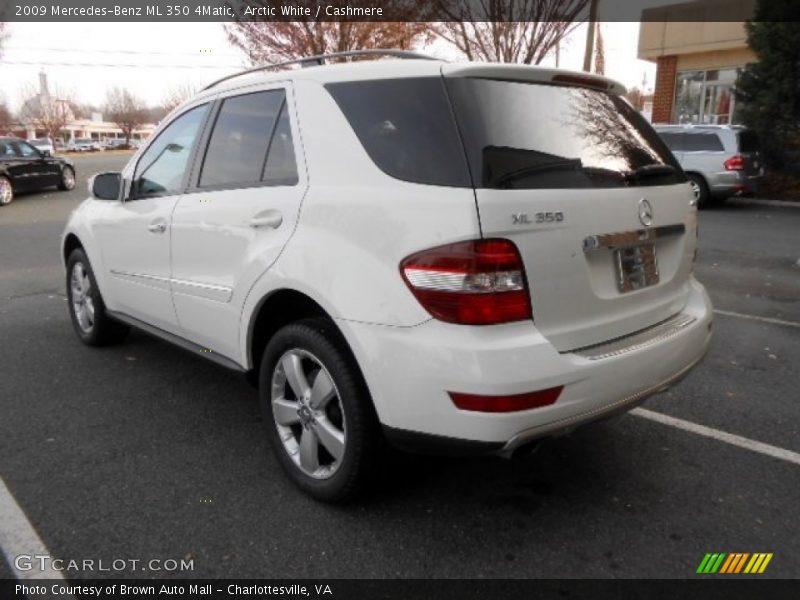 Arctic White / Cashmere 2009 Mercedes-Benz ML 350 4Matic