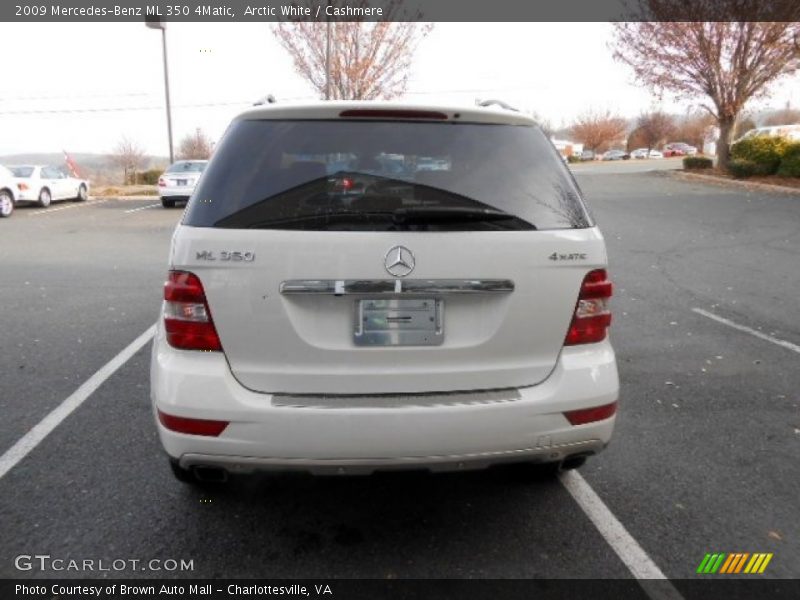 Arctic White / Cashmere 2009 Mercedes-Benz ML 350 4Matic