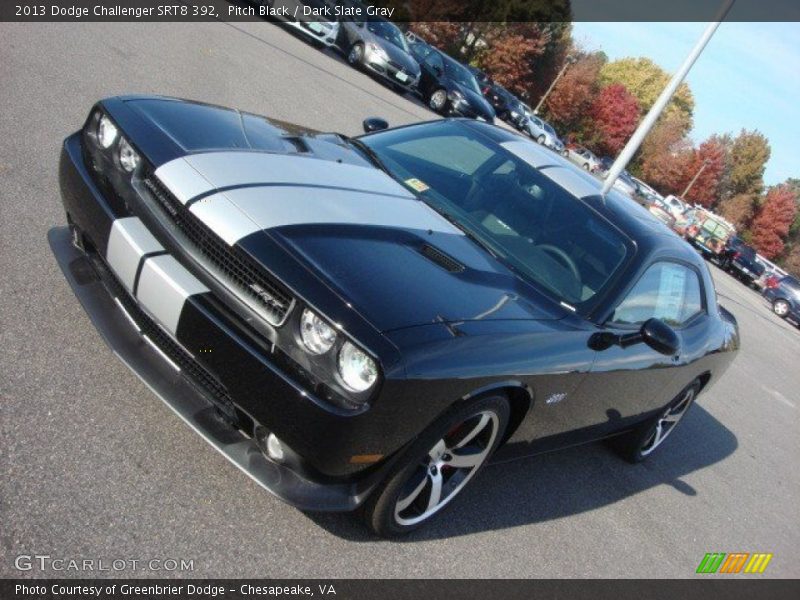 Pitch Black / Dark Slate Gray 2013 Dodge Challenger SRT8 392