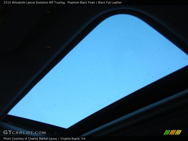 Phantom Black Pearl / Black Full Leather 2010 Mitsubishi Lancer Evolution MR Touring
