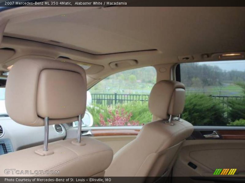 Alabaster White / Macadamia 2007 Mercedes-Benz ML 350 4Matic