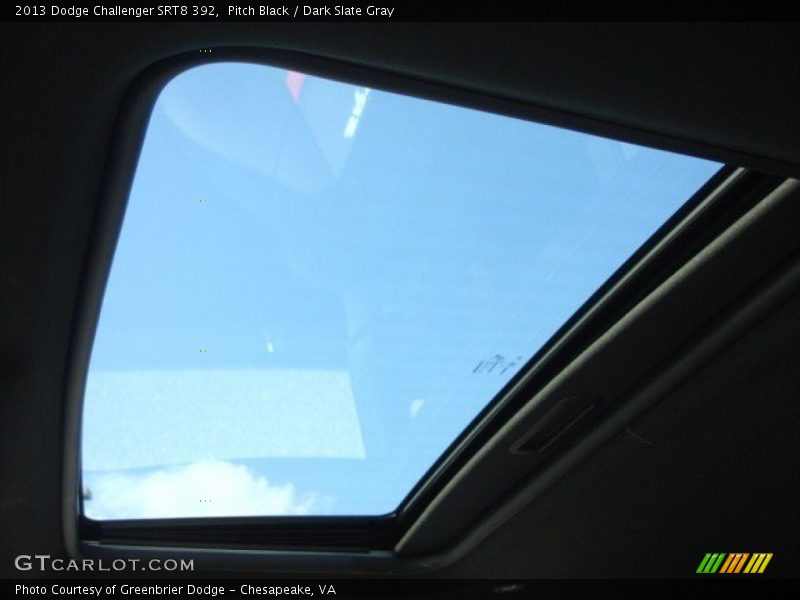 Pitch Black / Dark Slate Gray 2013 Dodge Challenger SRT8 392