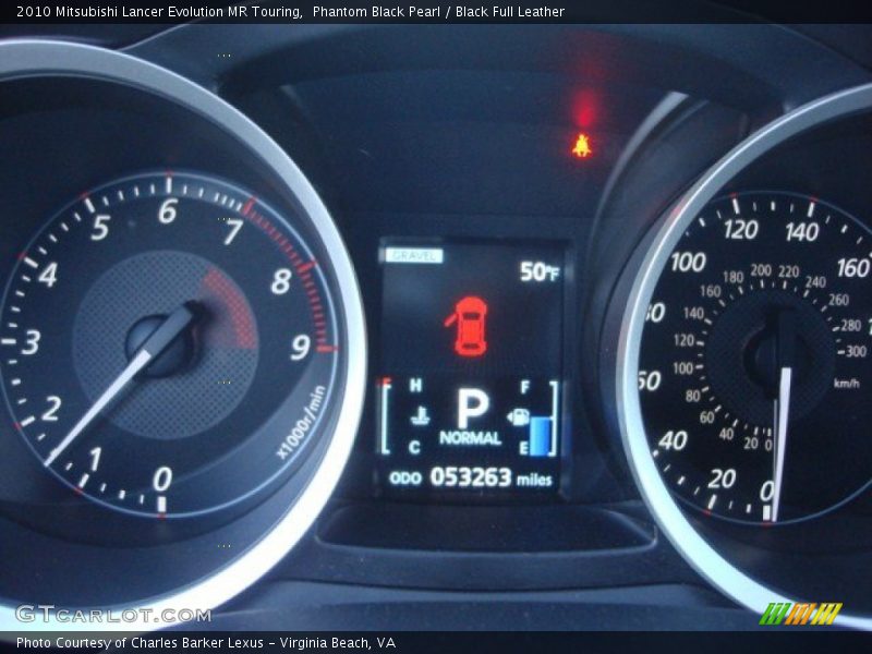 Phantom Black Pearl / Black Full Leather 2010 Mitsubishi Lancer Evolution MR Touring