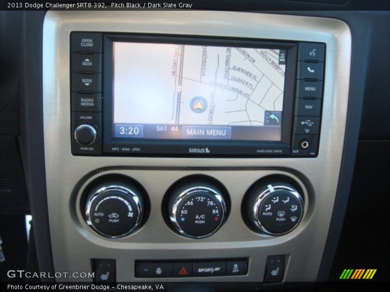 Pitch Black / Dark Slate Gray 2013 Dodge Challenger SRT8 392