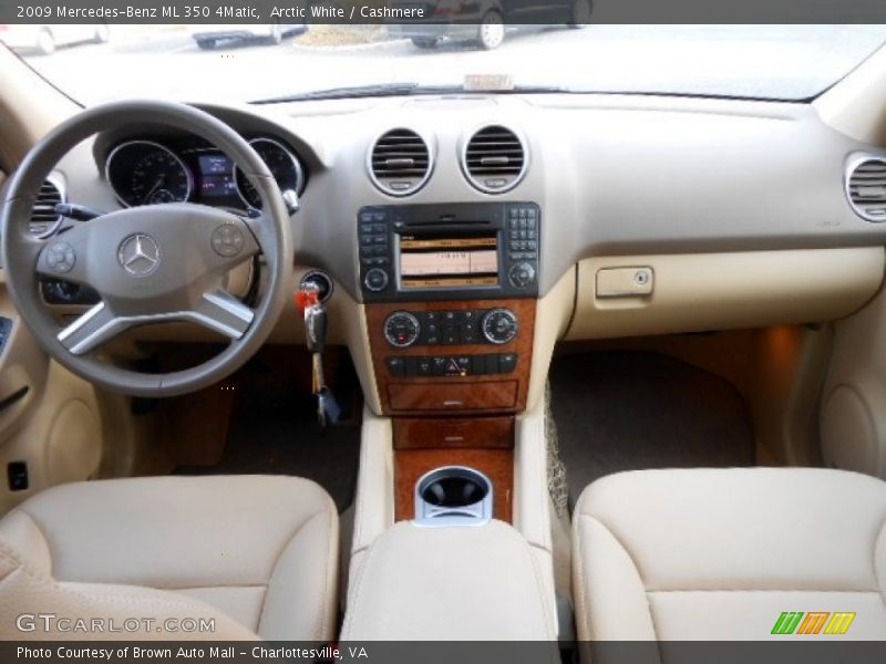 Arctic White / Cashmere 2009 Mercedes-Benz ML 350 4Matic
