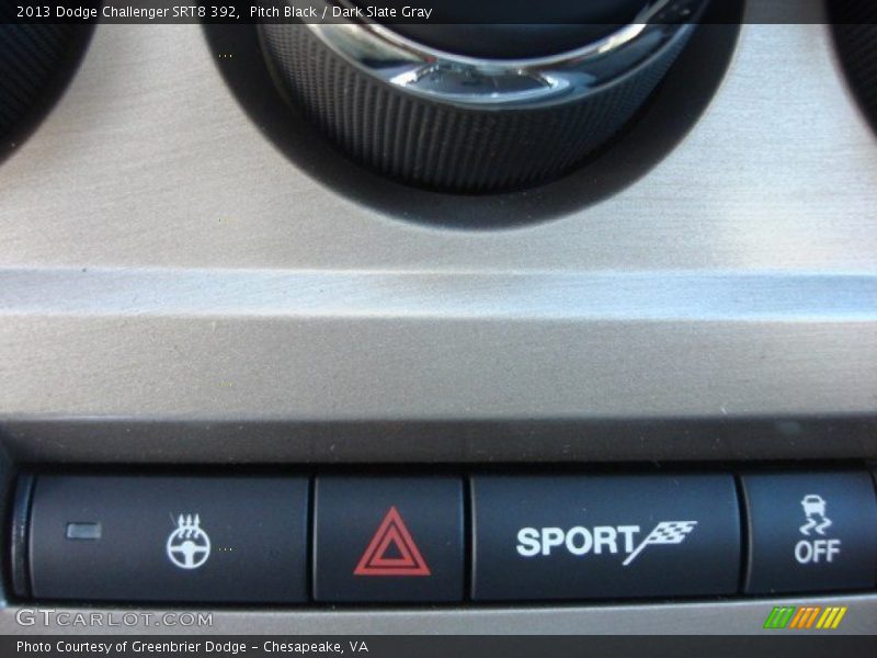 Pitch Black / Dark Slate Gray 2013 Dodge Challenger SRT8 392