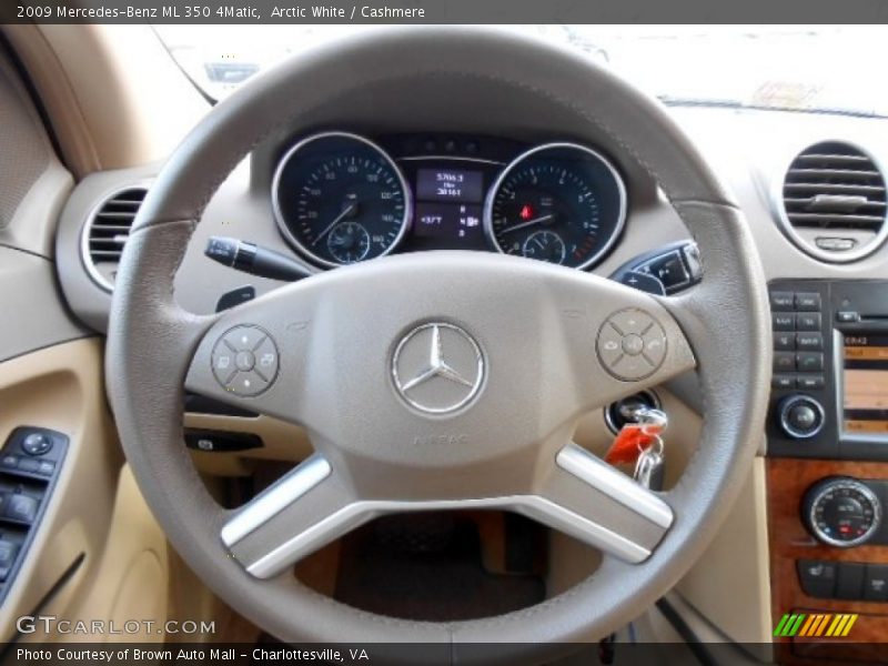 Arctic White / Cashmere 2009 Mercedes-Benz ML 350 4Matic