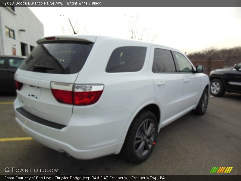 Bright White / Black 2013 Dodge Durango Rallye AWD