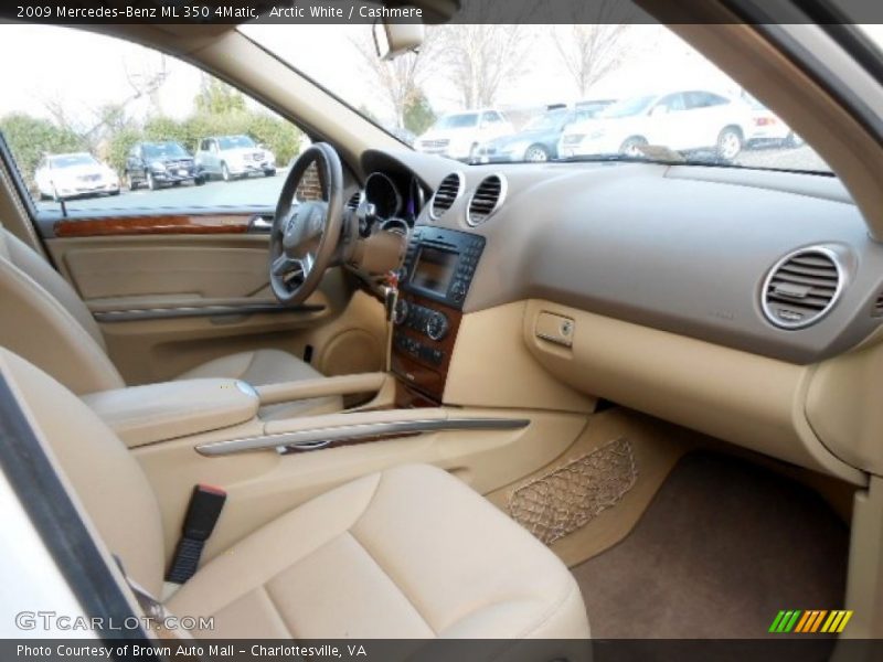 Arctic White / Cashmere 2009 Mercedes-Benz ML 350 4Matic