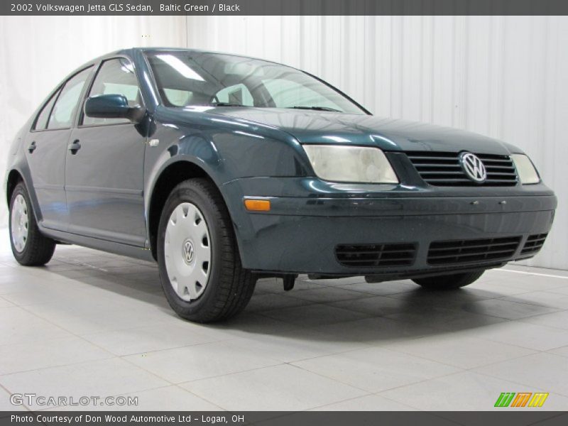 Baltic Green / Black 2002 Volkswagen Jetta GLS Sedan