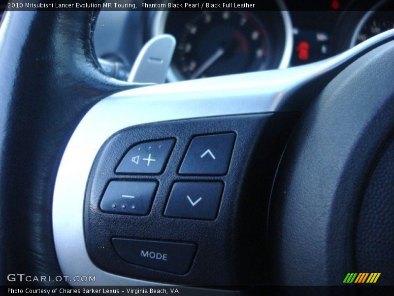 Controls of 2010 Lancer Evolution MR Touring