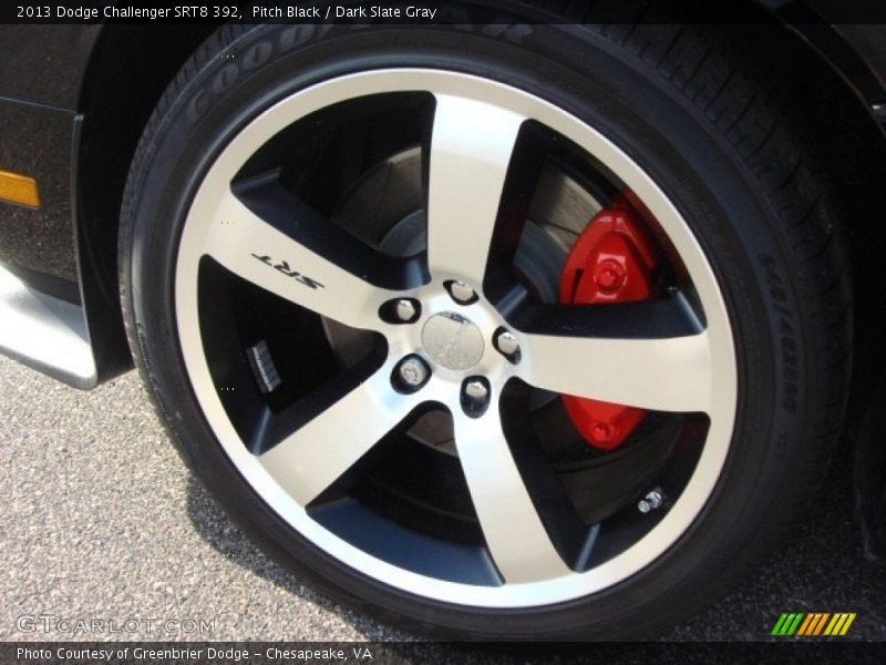 Pitch Black / Dark Slate Gray 2013 Dodge Challenger SRT8 392