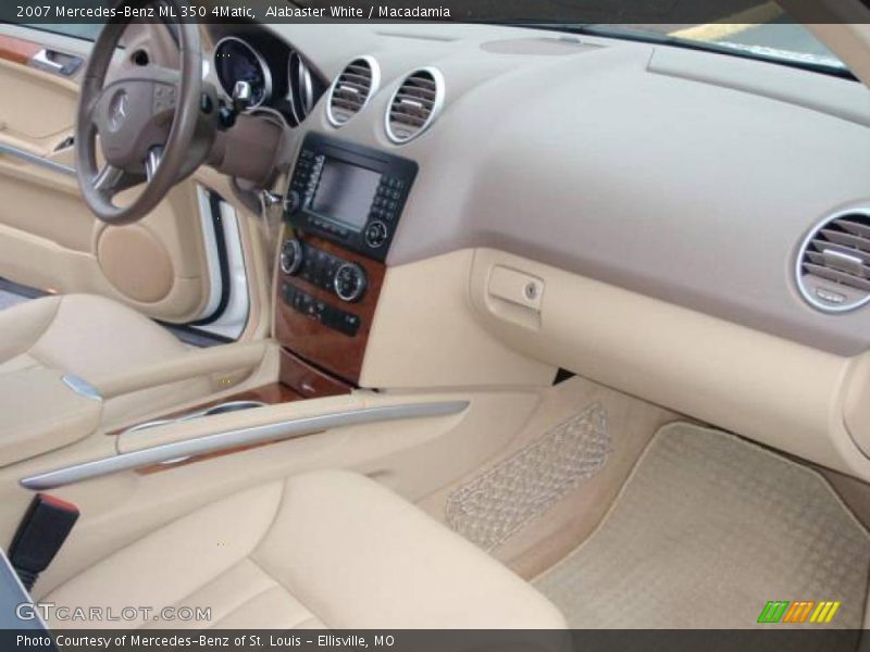Alabaster White / Macadamia 2007 Mercedes-Benz ML 350 4Matic