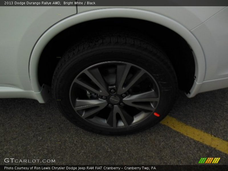 Bright White / Black 2013 Dodge Durango Rallye AWD