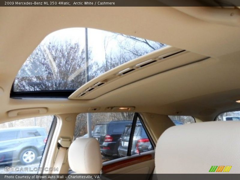 Arctic White / Cashmere 2009 Mercedes-Benz ML 350 4Matic
