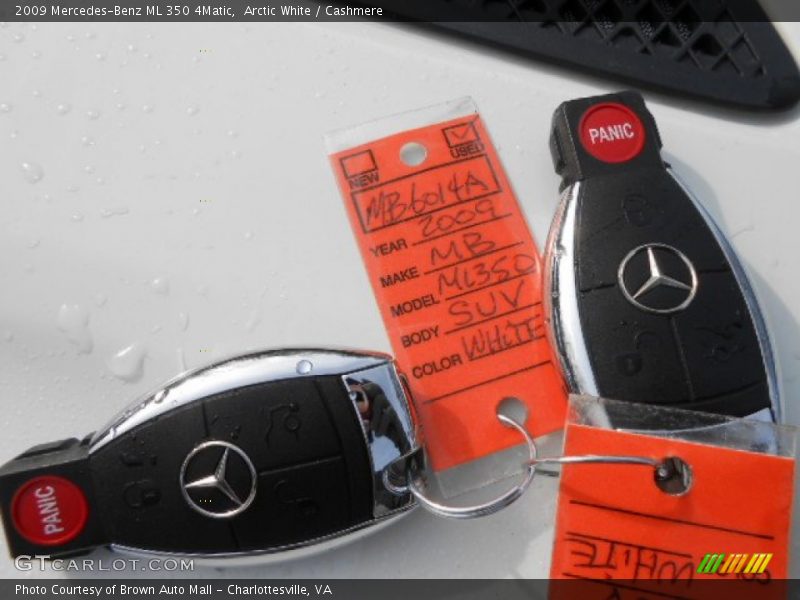 Arctic White / Cashmere 2009 Mercedes-Benz ML 350 4Matic